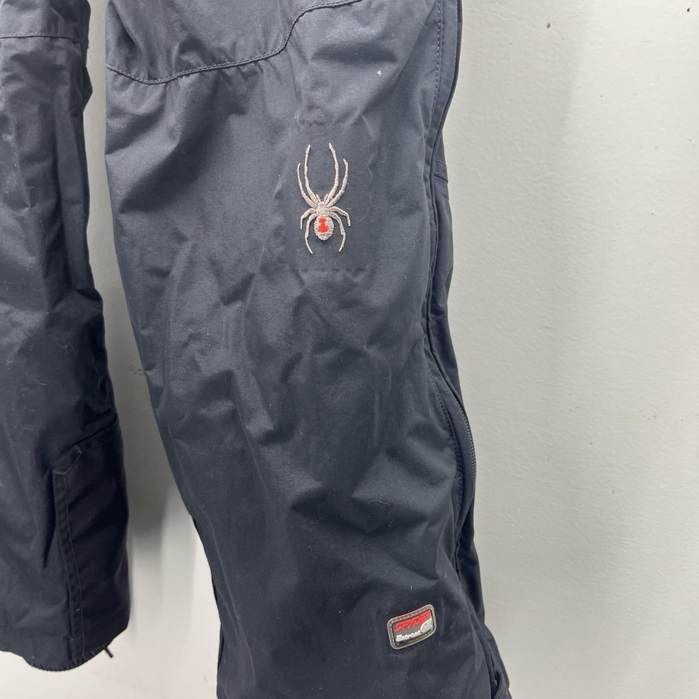 Vintage Entrant GII Spyder Ski Pants Men's Medium Black/Navy 90's Snow Pants - Picture 15 of 15
